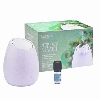 KIT DIFFUSORE  BLOOM <q>AROMATERAPIA AL LAVORO</q> IN BIANCO