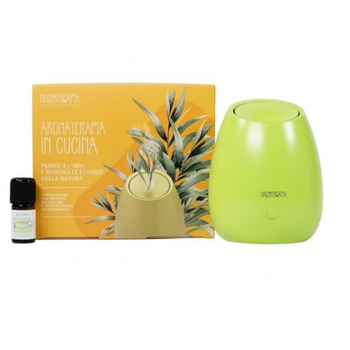 KIT DIFFUSORE BLOOM <q>AROMATERAPIA IN CUCINA</q> IN VERDE