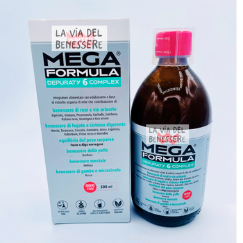 MEGA FORMULA DEPURATY 6 COMPLEX 500 ml