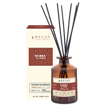 DIFFUSORE BABBA' AL RUM 200ml bastoncini HELAN